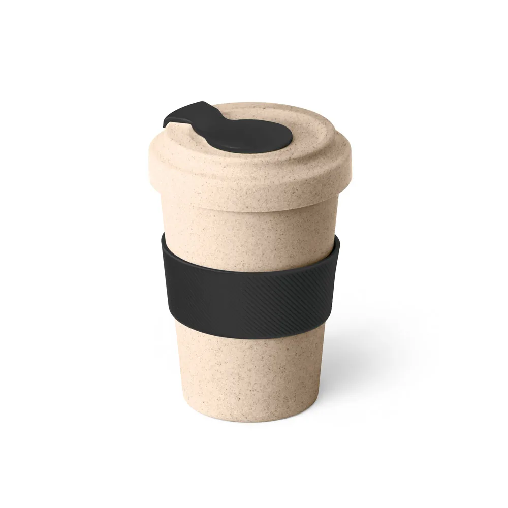 Canna. Copo Para Viagem em Fibra de Bambu (60%) e Pp (40%) (500 Ml) - alternativa