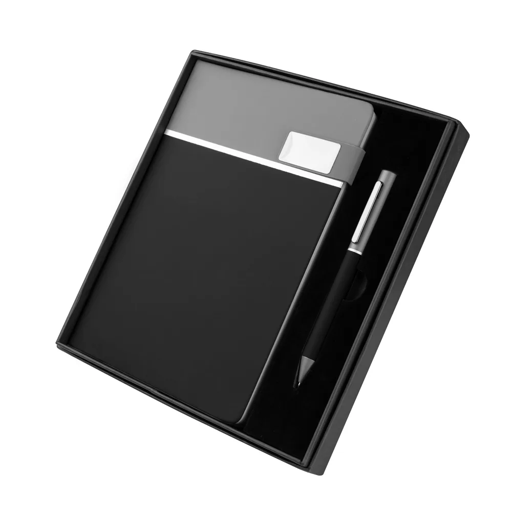 Kit Escritório Caderno A5 Com Capa Dura em Pu - alternativa