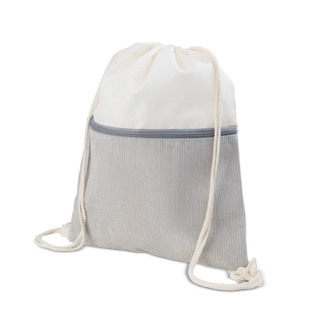Sacola/mochila em Poliéster e Veludo (41x34,4cm) - alternativa